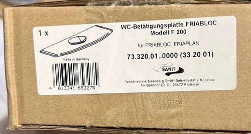 Sanit betätigungsplatte - sanit, wc-betätigungsplatte